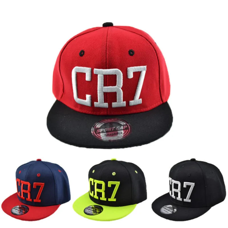 New Fashion Children Ronaldo Cr7 Neymar Njr Baseball Cap Hat Boys Girls Kids Messi Snapback Hats Hip Hop Caps Gorras